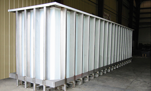 Process Tanks for anodizing, galvanizing, plating, etching, wire and strip processing, chemical containment